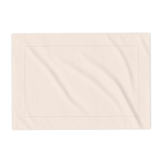 Pastel Peach Linen Placemat